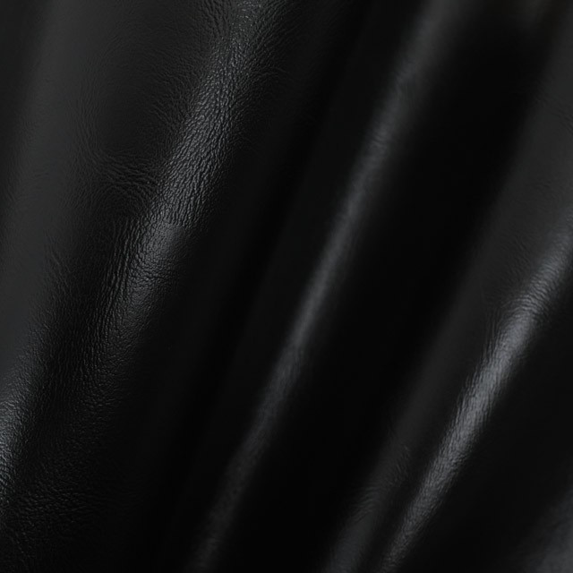 Black Faux Leather - Vista - Maison Klem
